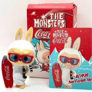 Authentic Pop Mart The Monsters Labubu X Coca-Cola, Surf with Me Figure - New
